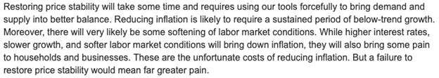 RESTORE PRICE STABILITY