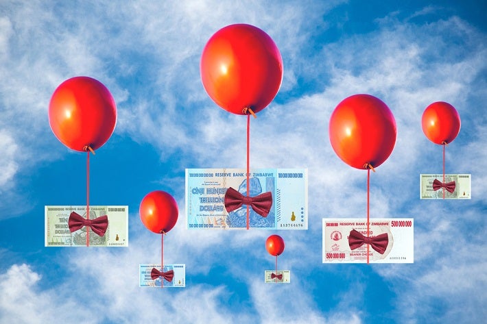 Image: Red balloons