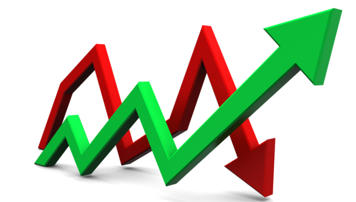 Images: upward & downward arrows