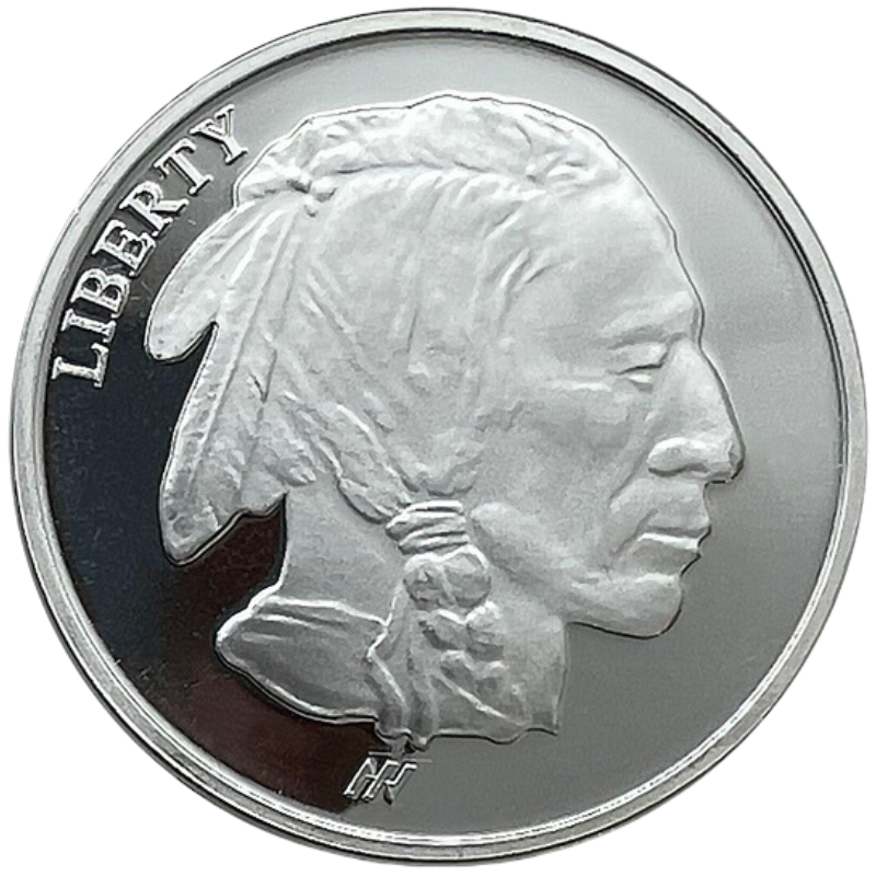 1 oz Silver Buffalo Asahi Round