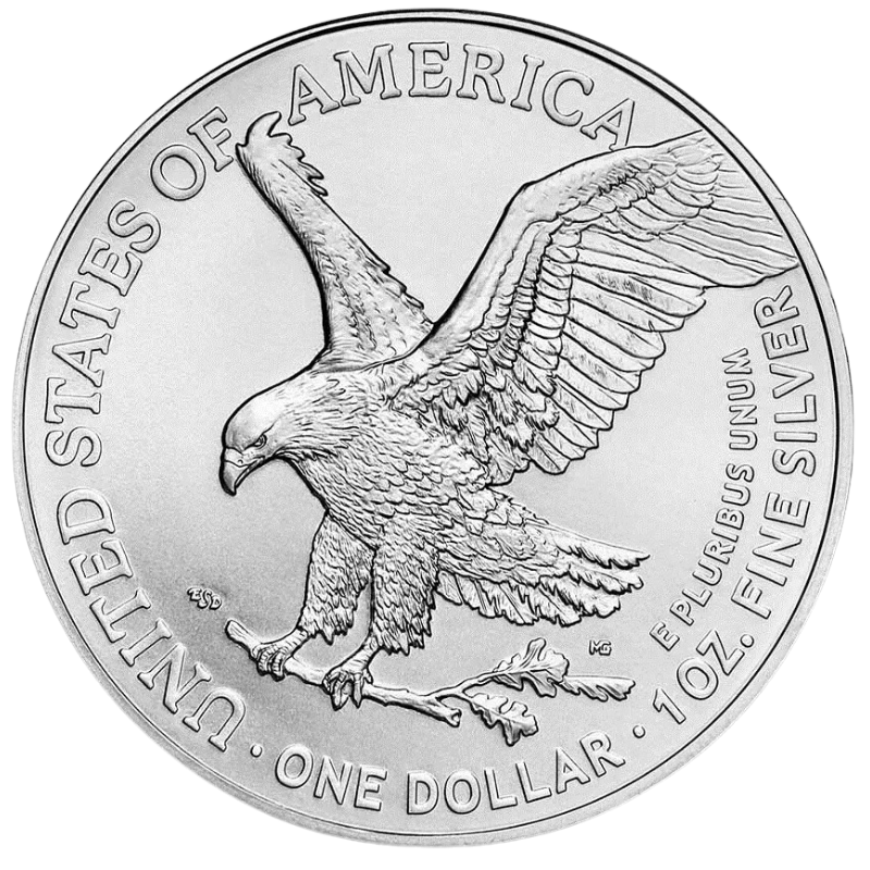 2024 1 oz Silver American Eagle Coin Sprott Money Ltd.