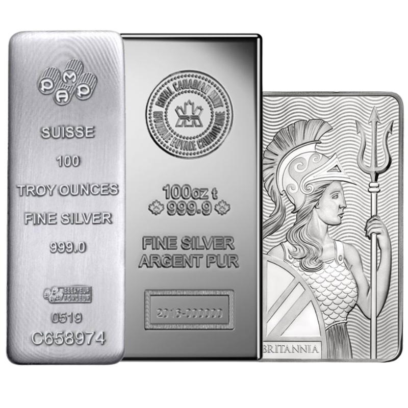 Our Choice 100 oz Silver Bar