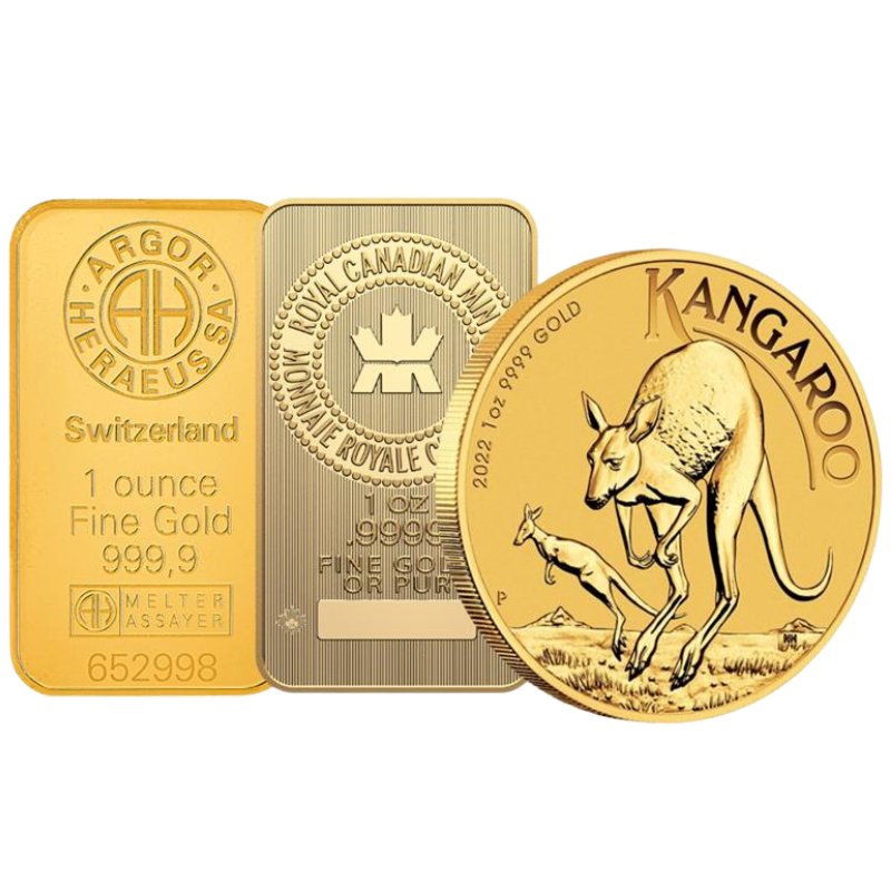 Our Choice 1 oz Gold Bar / Coin / Round