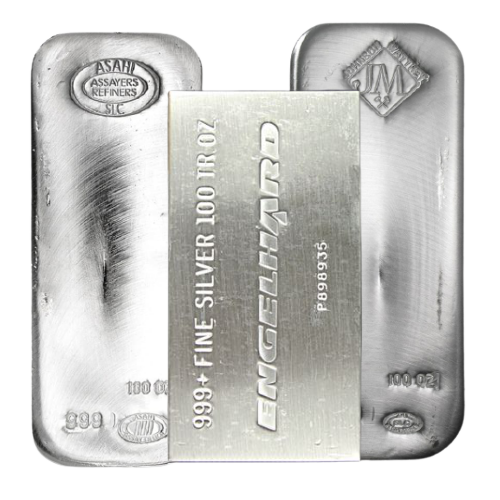 100 oz Silver Bar - Mint Varies