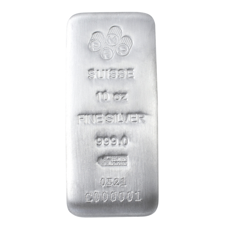 PAMP Suisse 10 oz Silver Bar