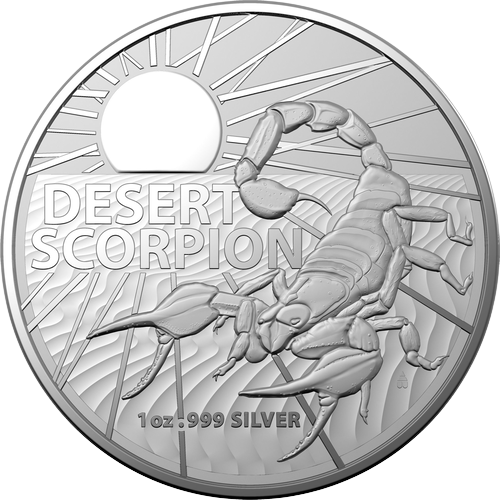 2022 1 oz Australia’s Most Dangerous: Desert Scorpion Silver Coin 