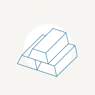 Gold bar icon