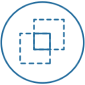 Segregated icon