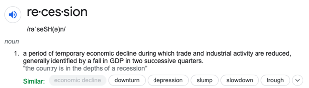 recession